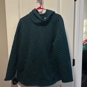 Duluth Trading Company Popover Quilted Hoodie